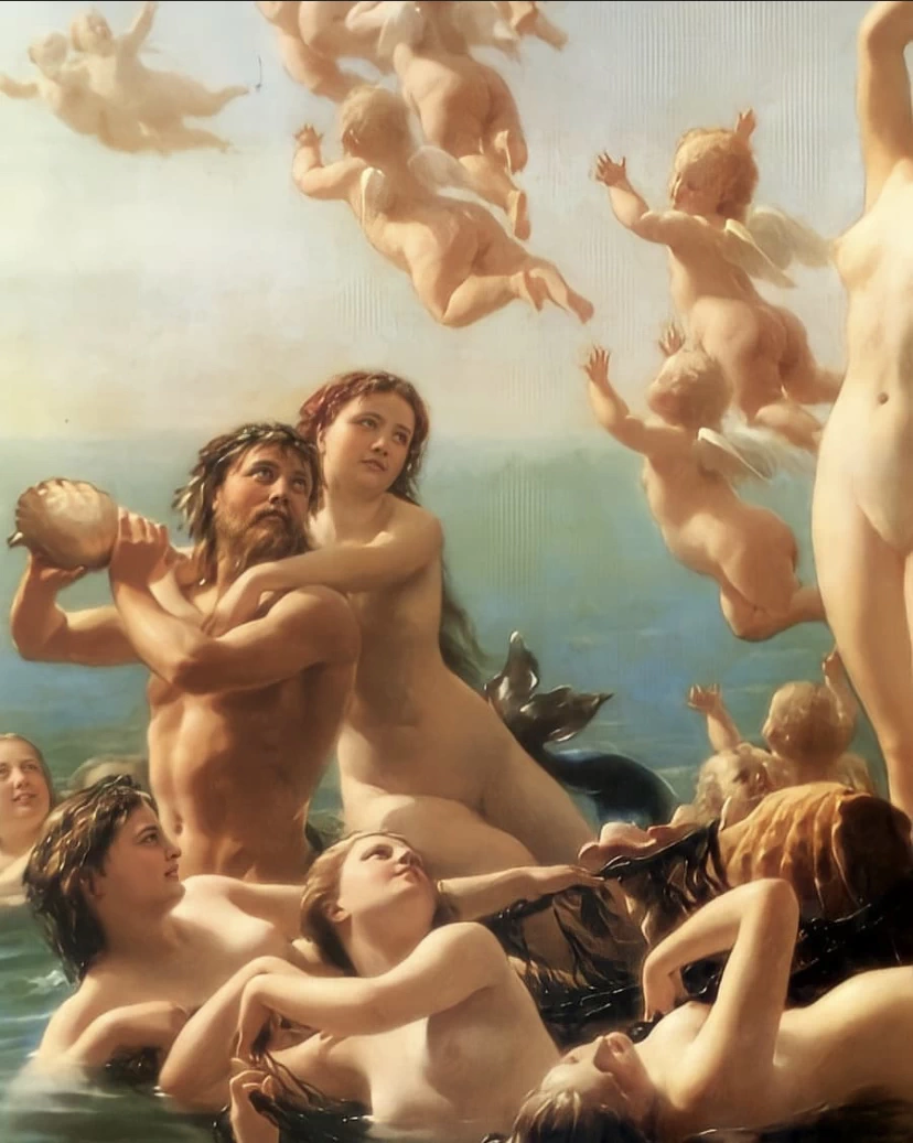 La nascita di Venere - Muzeum Kolekcji im. Jana Pawła II, Varsavia, dettaglio 2